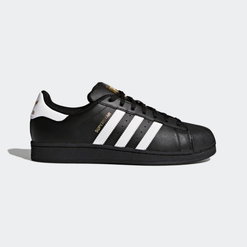 BLACK & GOLD ADIDAS SUPERSTAR